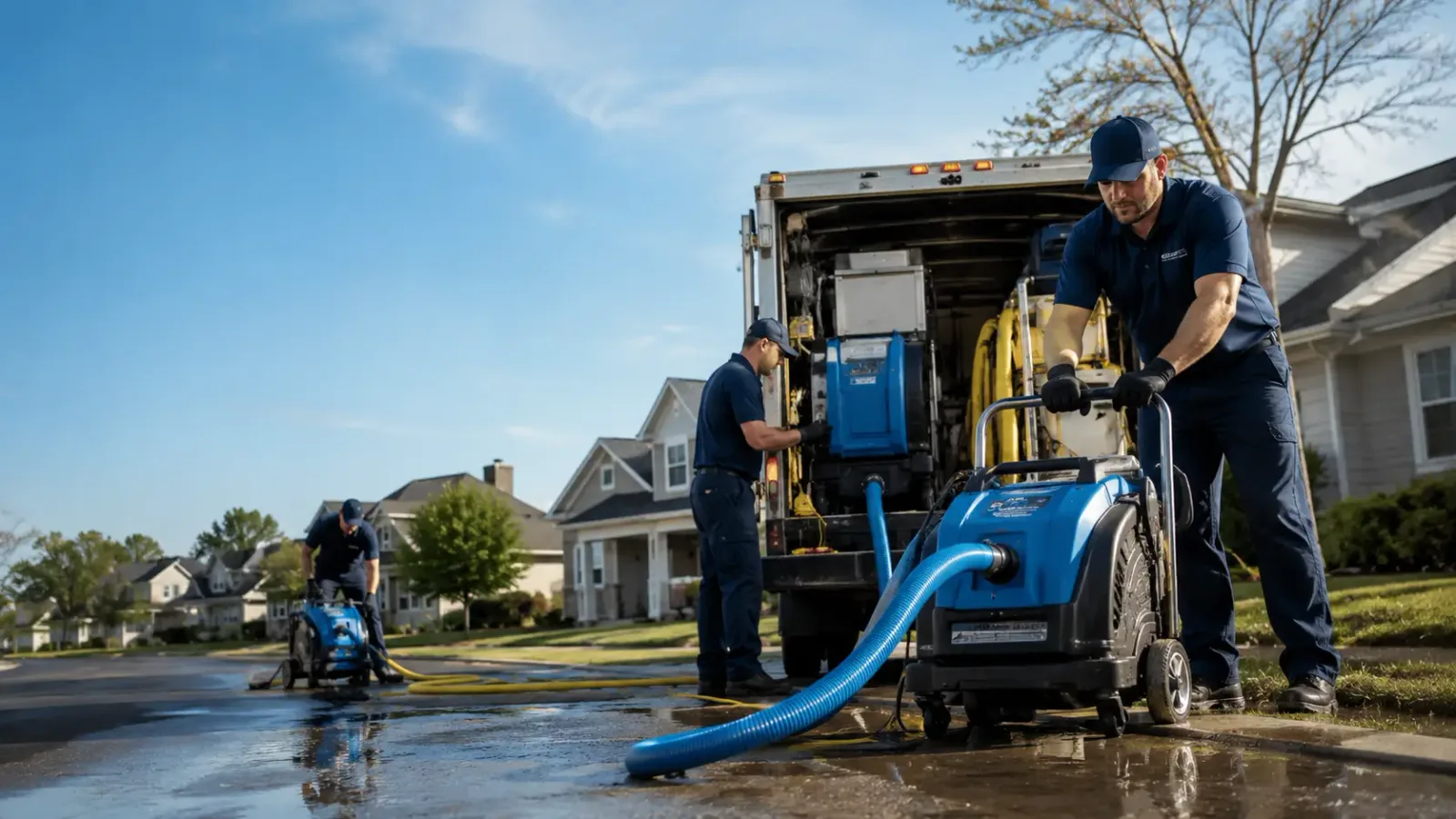 Flood Damage Cleanup in Grandfalls, TX